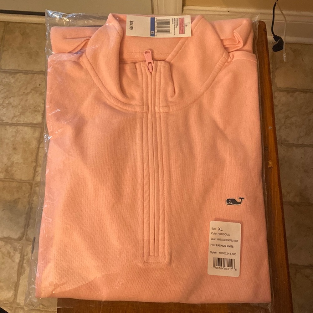 Hibiscus Mens Solid Broadfield 1/2 Zip